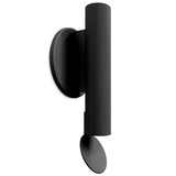 Flauta Wall Light Small Black By Flos - Side View