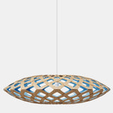 Flax Pendant Light Bamboo Blue 59 Inch By David Trubridge