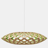 Flax Pendant Light Bamboo Lime 43 Inch By David Trubridge