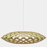 Flax Pendant Light Bamboo Lime 59 Inch By David Trubridge