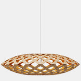 Flax Pendant Light Bamboo Orange 31 Inch By David Trubridge
