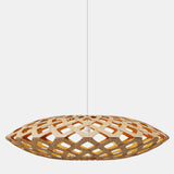 Flax Pendant Light Bamboo Orange 43 Inch By David Trubridge