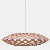 Flax Pendant Light Bamboo Pink 43 Inch By David Trubridge