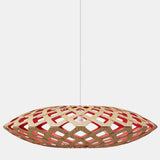 Flax Pendant Light Bamboo Red 31 Inch By David Trubridge