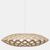 Flax Pendant Light Bamboo White 1 Sidee 31 Inch By David Trubridge