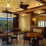 Flax Pendant Light By David Trubridge - Lifestyle View