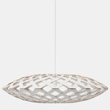 Flax Pendant Light White 2 Sides 31 Inch By David Trubridge