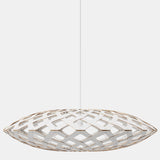 Flax Pendant Light White 2 Sides 43 Inch By David Trubridge