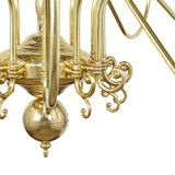 Flemish 2 Tier Chandelier - Polished Brass