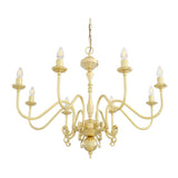 Flemish Single Tier Chandelier - Polished Brass
