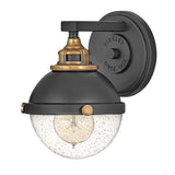 Fletcher Small Single Light Vanity - Black - by Hinkley