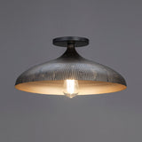 Fleur Flush Mount Black / Gold by Maxim Lighting
