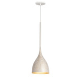 Fleur Mini Pendant White/Gold by Maxim Lighting