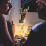 Fleur Table Lamp Sage Green By Foscarini Lifestyle View