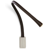 Flexiled Leather Wall Task Light Medium Satin Nickel Dark Brown By Contradi