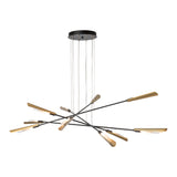 Flight 10-Light Chandelier Large, by Hubbardton Forge
