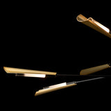 Flight 10-Light Chandelier Large detail, by Hubbardton Forge