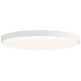 Float Flush Mount Medium White By Maxim Lighting