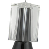 Floe Pendant Light Glossy Black Clear Crystal By Kuzco - Detailed View1