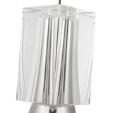 Floe Pendant Light Polished Nickel Clear Crystal By Kuzco - Detailed View1