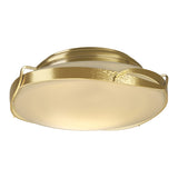 Flora Flush Mount in Modern Brass by Hubbardton Forge