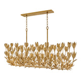 Flora Large Ten Light Linear - Burnished Gold - by Hinkley
