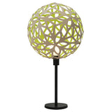 Floral Table Lamp Bamboo Lime By David Trubridge