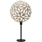 Floral Table Lamp Bamboo White By David Trubridge