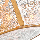 Florian Semi Flush Mount Medium Distressed Brass By Frederic Ramond Detailed View1