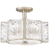 Florian Semi Flush Mount Small Glacial By Frederic Ramond
