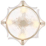 Florian Semi Flush Mount Small Glacial By Frederic Ramond 2