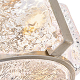 Florian Semi Flush Mount Small Glacial By Frederic Ramond Detailed View