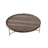 Flow Coffee Table By Accord, Finish: American Walnut, , | Casa Di Luce Lighting
