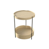 Flow Double Side Table By Accord, Finish: Sand, , | Casa Di Luce Lighting