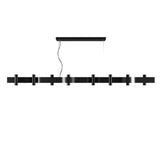 Flow Linear Pendant Light By Accord, Color: Organic Black, Size: Large, ,| Casa Di Luce Lighting