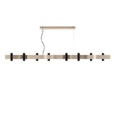 Flow Linear Pendant Light By Accord, Color: Organic Cappuccino, Size: Large, ,| Casa Di Luce Lighting