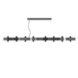 Flow Linear Pendant Light By Accord, Color: Organic Lead Grey, Size: Large, ,| Casa Di Luce Lighting