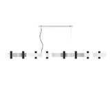 Flow Linear Pendant Light By Accord, Color: Organic White, Size: Large, ,| Casa Di Luce Lighting
