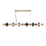 Flow Linear Pendant Light By Accord, Color: Organic Cappuccino, Size: Medium, ,| Casa Di Luce Lighting