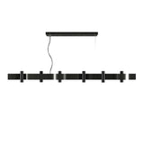 Flow Linear Pendant Light By Accord, Color: Charcoal, Size: Medium, ,| Casa Di Luce Lighting