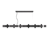 Flow Linear Pendant Light By Accord, Color: Organic Lead Grey, Size: Medium, ,| Casa Di Luce Lighting
