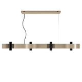 Flow Linear Pendant Light By Accord, Color: Organic Cappuccino, Size: Small, ,| Casa Di Luce Lighting