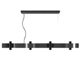 Flow Linear Pendant Light By Accord, Color: Organic Lead Grey, Size: Small, ,| Casa Di Luce Lighting