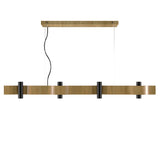 Flow Linear Pendant Light By Accord, Color: Louro Frejo, Size: Small, ,| Casa Di Luce Lighting