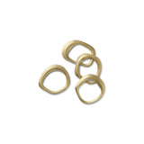 Flow Napkin Rings - Brass by Ferm Living