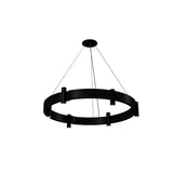 Flow Round Pendant Light Light By Accord, Color: Organic Black, Size: Small, Medium, Large, ,| Casa Di Luce Lighting