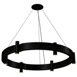 Flow Round Pendant Light Charcoal By Accord, , | Casa Di Luce Lighting