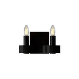 Flow Wall Light By Accord, Color: Organic Black, ,| Casa Di Luce Lighting