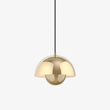 Flowerpot VP1 Pendant By And Tradition, Finish: Brass Plated, , | Casa Di Luce Lighting