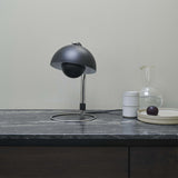 Flowerpot VP4 Table Lamp Matte Black By And Tradition Lifestyle View1